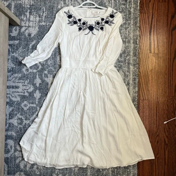 Mod Ref | Dresses | Clad And Cloth White Embroidered Midi Dress | Poshmark Mod Ref | Dresses | Clad And Cloth White Embroidered Midi Dress | Poshmark